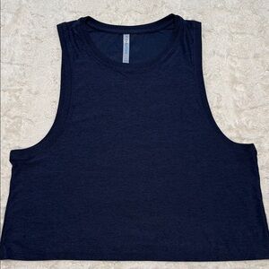 Fabletics Dark Blue Muscle Tee